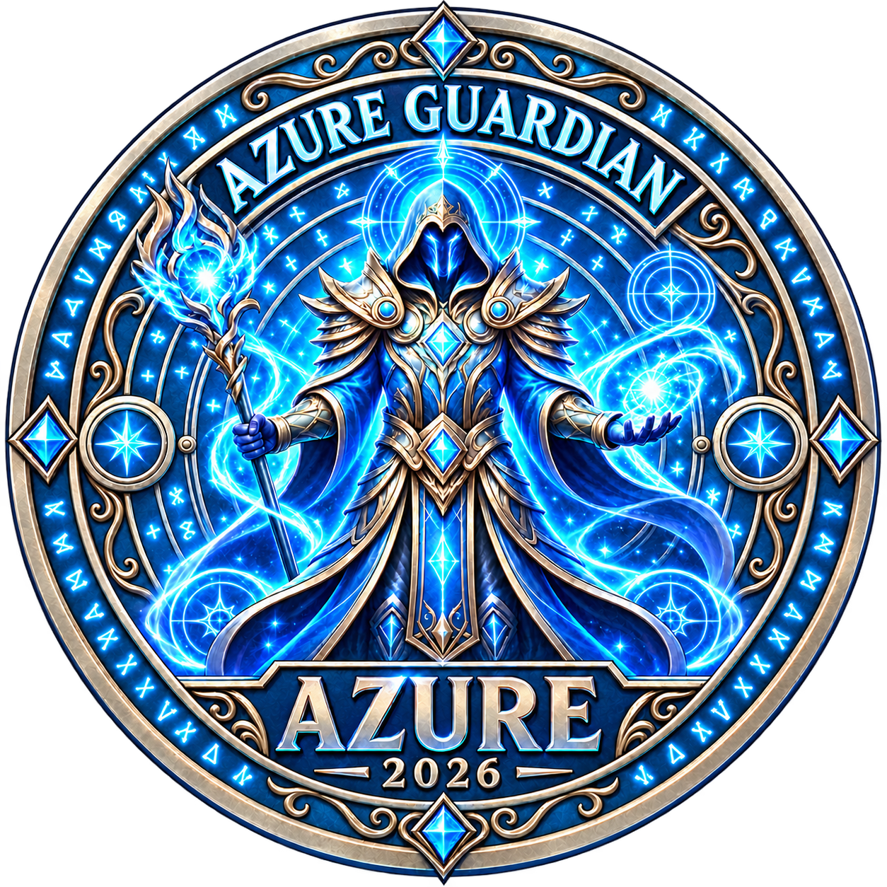 Azure Guardian Coin